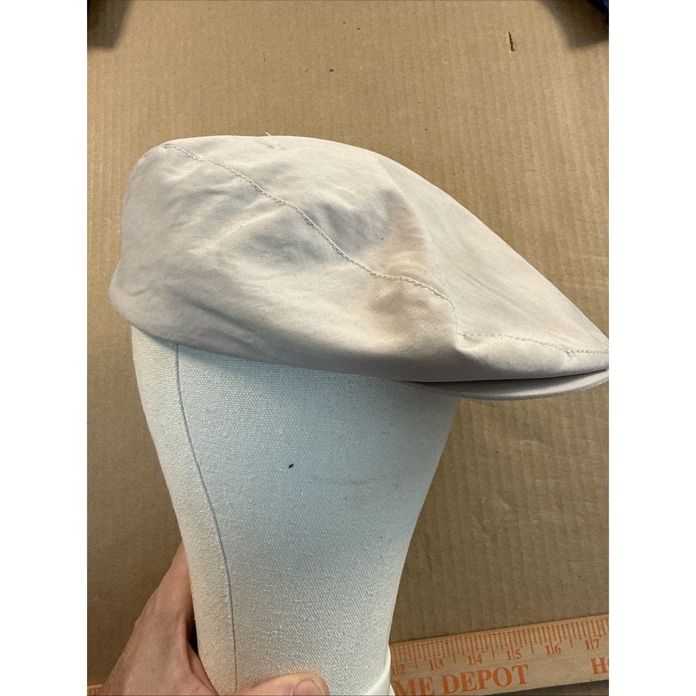 Country Gentleman Khaki Color Newsboy Cabbie Flat Cap Hat Size Large